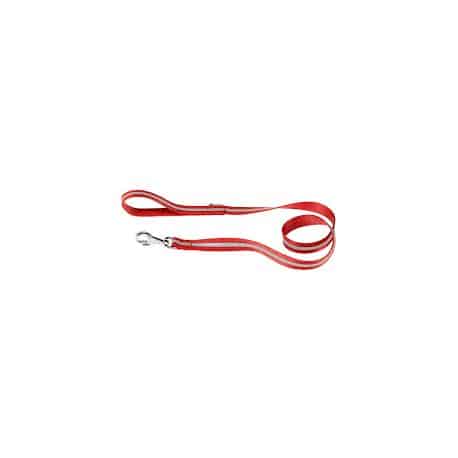 Laisse Club Reflex : 25 MM / 120 CM / ROUGE