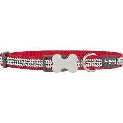 Collier Style Bord Rouge Jacquard : L