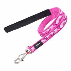 Laisse Style Militaire Rose : M