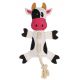 Jouet pour chien Vache Charda + corde blanc 214.5 41 cm