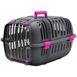 Caisse de Transport Carrier Jet 20 Gris et Rose