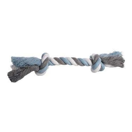 Corde JIM a 2 noeuds Bleu/ Blanc/ Gris