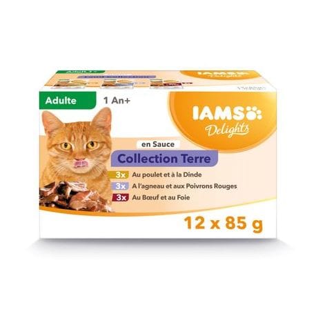 IAMS Delights Terre en sauce 12 x de 85g