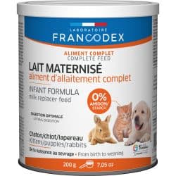 Lait maternise pour chien, chat, rongeurs 200 g