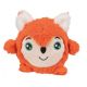 Renard rond en peluche 11cm