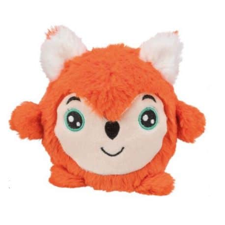 Renard rond en peluche 11cm