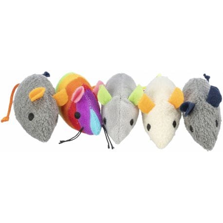 Souris en peluche catnip 7cm