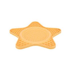 Table Lick'n Snacken silicone 23.5 cm jaune