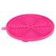 Table Lick'n Snack avec ventouse en silicone 18 cm rose