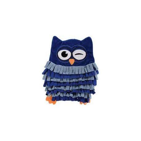 Tapis a renifler Plinkie Hibou bleu 27x33x2.5 cm