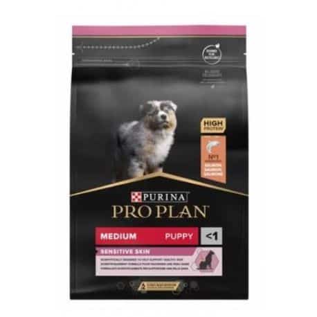 Croquettes pour chiot peau sensible ProPlan Puppy medium sensitive skin