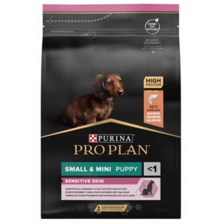 Croquettes pour petit chien peau sensible Proplan Mini Sensitive Skin