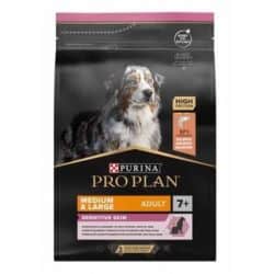 Proplan Opti derma sensitive skin Senior pour chien âgé au Saumon 3Kg