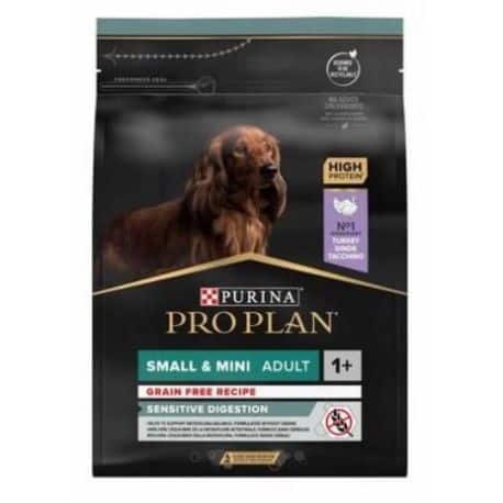 Proplan Small & Mini pour Petit chien Adulte OptiDigest Grain Free 2,5Kg