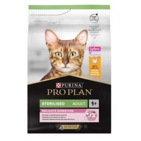 Pro Plan Sterilised pour chat Adulte Optidigest au Poulet 1,5Kg