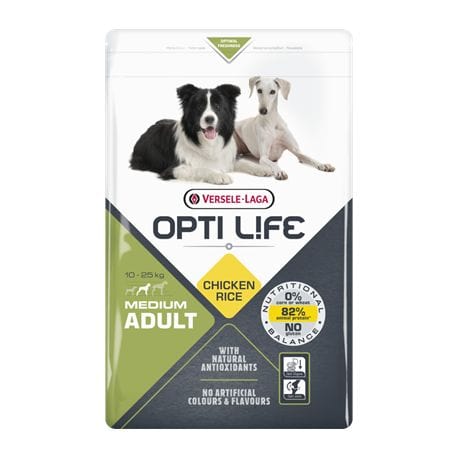 Croquettes pour chien adulte moyen Opti Life