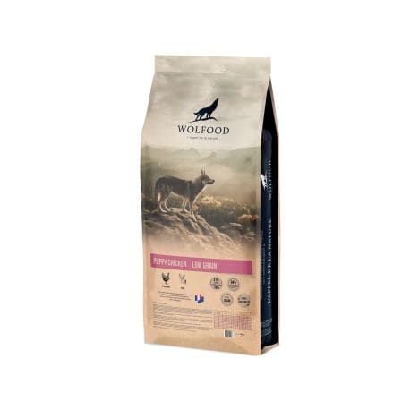 Wolfood Low Grain (peu de céréales) pour chiot Puppy 3Kg