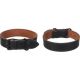 COLLIER MONTANA CUIR LARGE NOIR 