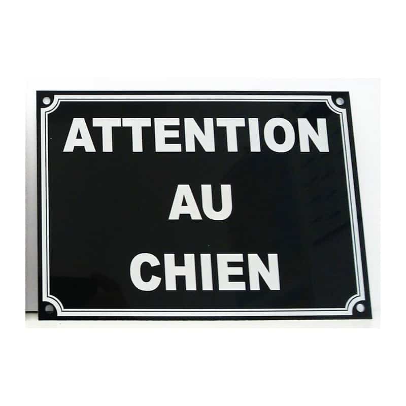 Panneau Attention au Chien