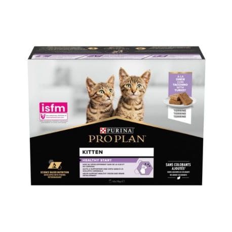 KITTEN HEALTHY START Terrine à la Dinde 10x75g