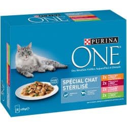 ONE Chat Stérilisé 4 gouts 8x85g