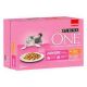 ONE Junior - Effilés en Sauce : Saumon, Poulet 8x85g