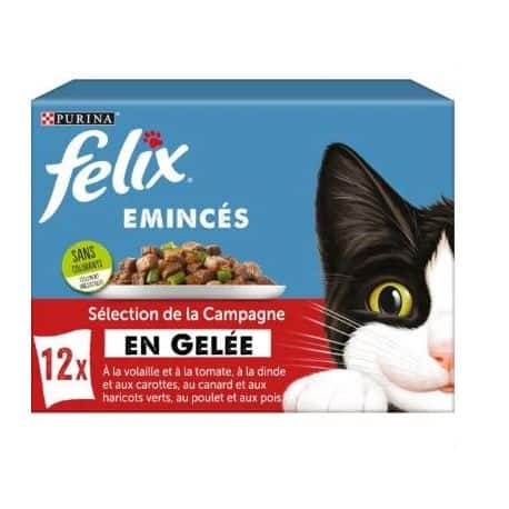 FELIX SACHETS FRAICHEUR Gelée - Volaille-Légumes (12x85g)
