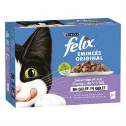FELIX SACHETS FRAICHEUR Gelée - Sélection Mixte(12x85g)