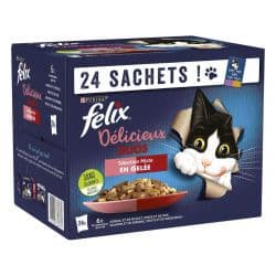 FELIX En Gelée Délicieux Duos - Sélection Mixte(24x85g)