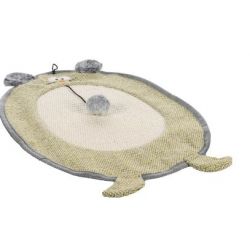 JCHAT JAGRE TAPIS DE JEU OVALE JAUNE 34,5x53x4,5CM