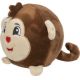 Singe, rond, en peluche, 11 cm