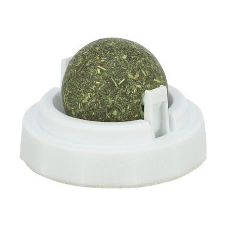 Balle de catnip avec support, ø 5 cm