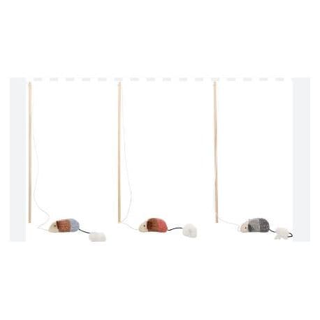 JCHAT BLARO CANNE A PECHE SOURIS 45x4,5x8CM ASS