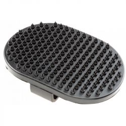 BROSSE DE SOIN EN CAOUTCHOUC OVALE LOTUS