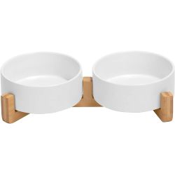 Set de Gamelle en céramique/Bambou Blanche