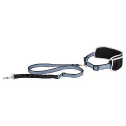 Laisse + Ceinture Jogging 180 - 250 Cm : BLEU