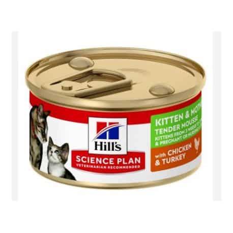 Chat Kitten & Mother mousse Boite 85g