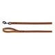 LAISSE MONTANA CUIR COGNAC 130CM 20MM