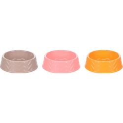 GAMELLE POUR LA NOURRITURE ET L'EAU CHIOT WAVY ROND 500ML 14