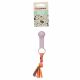 JOUET CHIOT TPR BUNTY OS TAUPE 20x3,2x3,2CM