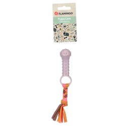 JOUET CHIOT TPR BUNTY OS TAUPE 20x3,2x3,2CM