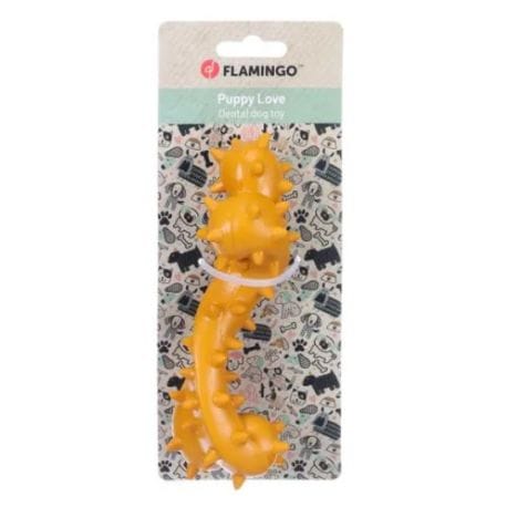 JOUET CHIOT CAOUTCHOUC OS BINTY 17,2x5,5x6CM