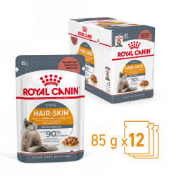Émincés pour chat Royal canin hair & skin