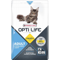 Croquette pour Chat Stérilisé Light  2.5 kgs