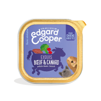 Barquette Edgard et Cooper Boeuf Canard, Patate Douce 150 Gr
