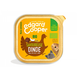Barquette Edgard et Cooper Dinde Bio 100 Gr