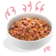 Boite humide Edgard et Cooper Chiot Canard Poulet, Banane 400 Gr
