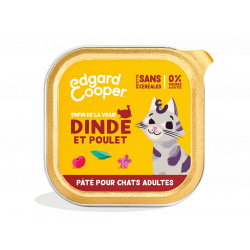 Boite Adulte Paté 85 Gr : DINDE ET POULET