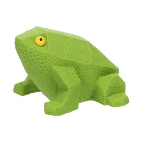 Jouet pour chien krem latex grenouille vert