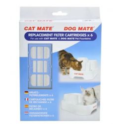Filtre de rechange pour fontaine cat mate 6pcs